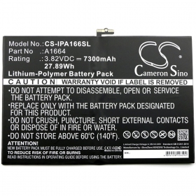 Apple iPad A1664 Pro 9.7 / iPad A1673 Pro 9.7 / iPad A1675 Pro 9.7 / iPad A1674 Pro 9.7 baterie, akumuliatorius (7306mAh)