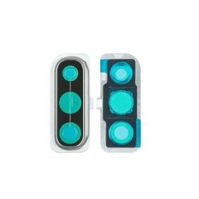 Samsung Galaxy A50 2019, A70 2019 sklo kamery (stříbrný)