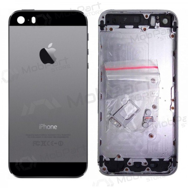 Apple iPhone 5S zadní kryt baterie šedá (space grey) (použitý grade B, originál)