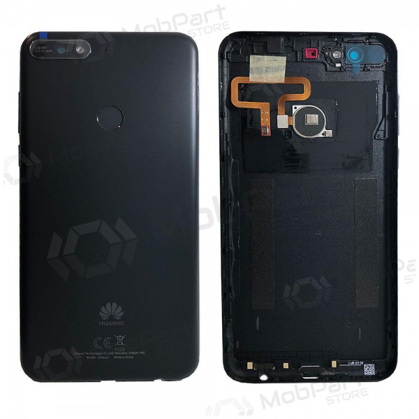 Huawei Y7 Prime 2018 zadní kryt baterie (černá) (použitý grade B, originál)