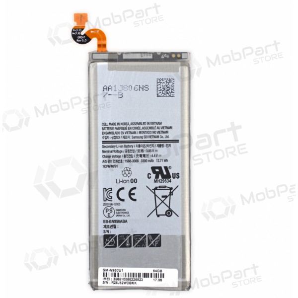 Samsung Galaxy Note 8 baterie, akumuliatorius (BBN950ABE)