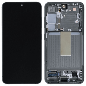 Samsung Galaxy S23 displej (zelená) (s rámem) (originál)