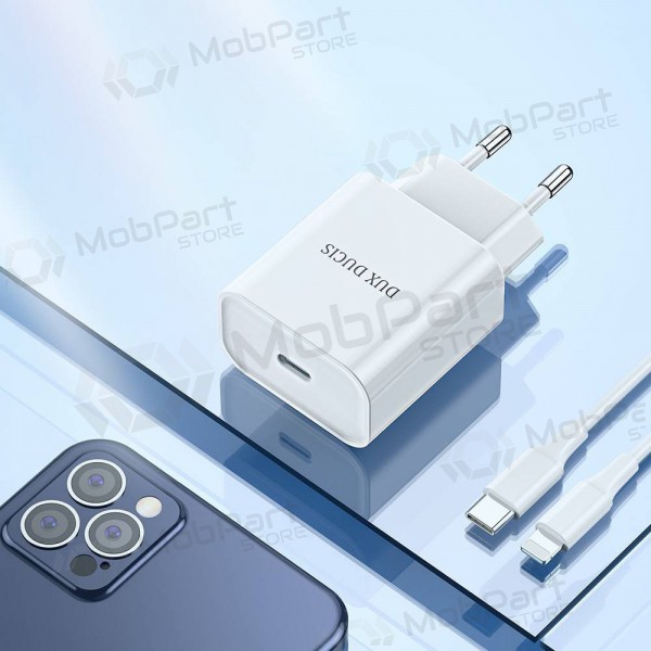 Nabíječka Dux Ducis C50 PD 20W Quick Charge (bílý)