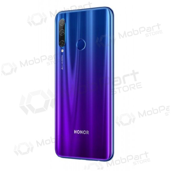 Huawei Honor 20 Lite zadní kryt baterie modrý (Phantom Blue) (použitý grade C, originál)