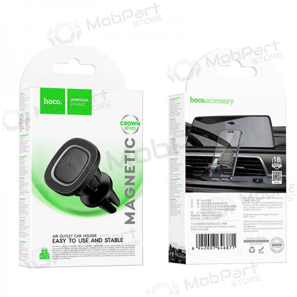 Držák telefonu do auta Hoco H72 (air vent) černá