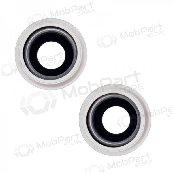 Apple iPhone 13 sklo kamery (2ks) (bílý) (s rámem)