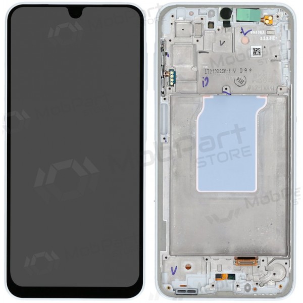 Samsung Galaxy A26 5G displej (bílý) (s rámem) (originál)