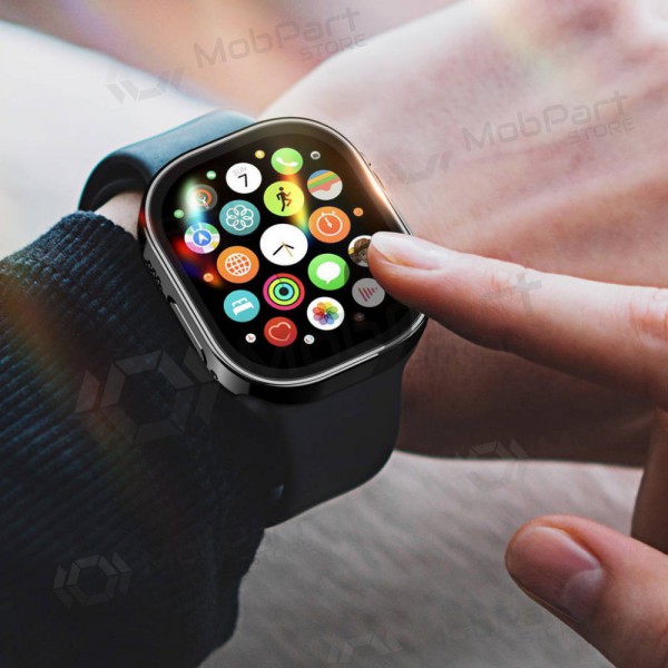 Apple Watch Ultra 49mm LCD ochranné sklo / obal - Dux Ducis Hamo (černý)