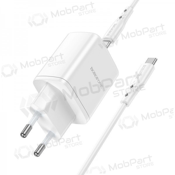 Nabíječka buitinis Borofone BN9 2xType-C 35W + Type-C bílý