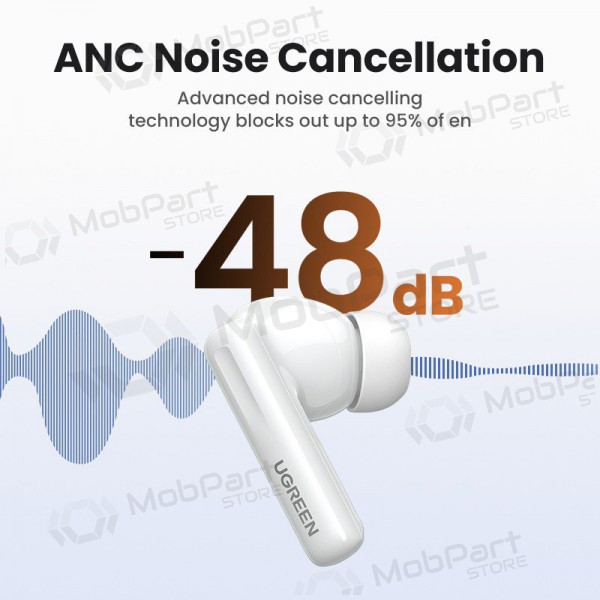 Bezdrátovýs ausinės Ugreen WS200 HiTune T6 Active Noise-Cancelling Earbuds