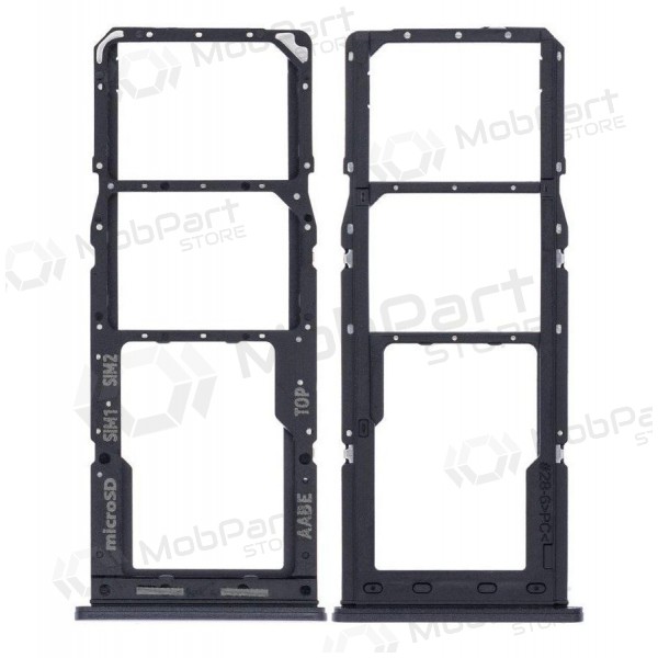 Samsung Galaxy A125 A12 / A127 A12S SIM držák karty (černá) (service pack) (originál)