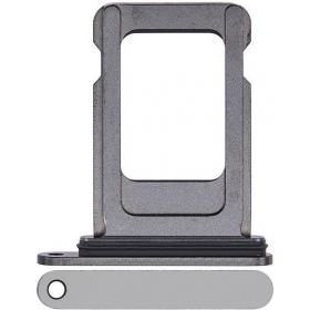 Apple iPhone 14 Pro / 14 Pro Max SIM držák karty (černá)
