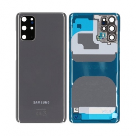 Samsung G985 / G986 Galaxy S20 Plus zadní kryt baterie šedá (Cosmic Grey) (použitý grade C, originál)