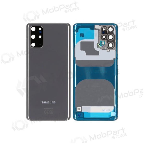 Samsung G985 / G986 Galaxy S20 Plus zadní kryt baterie šedá (Cosmic Grey) (použitý grade C, originál)