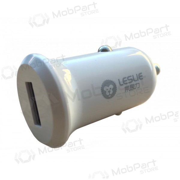 Nabíječka automobilinis Leslie C50 USB 5A (bílý)