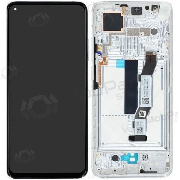 Xiaomi Mi 10T / Mi 10T Pro / Redmi K30S displej (stříbrný) (s rámem) (originál)