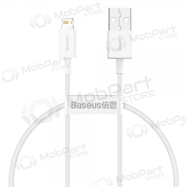USB kabel Baseus Superior Lightning 2.4A 0.25m (bílý) CALYS-02