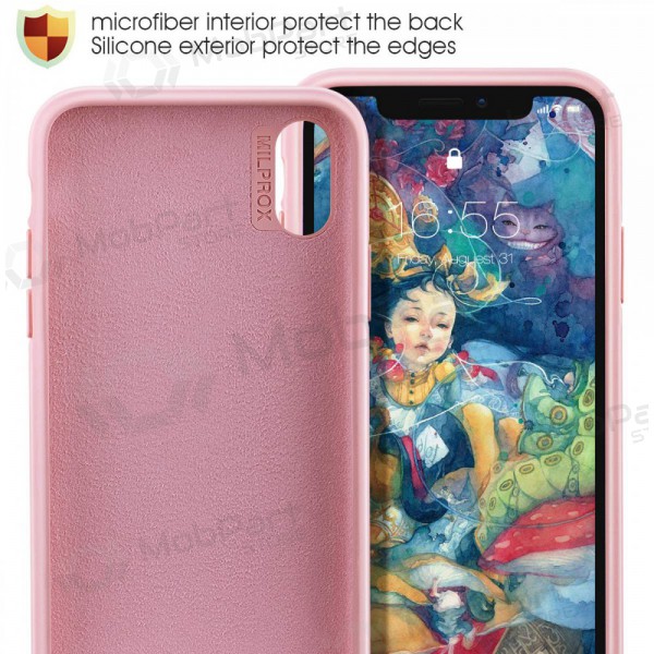 Obal Apple iPhone 11 Pro - Liquid Silicone 2.0mm (růžový)