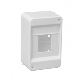 Pawbol 4 mod. virštinkinis skydelis C.2062 (be durelių, su įžeminimo gnybtais, bílý)