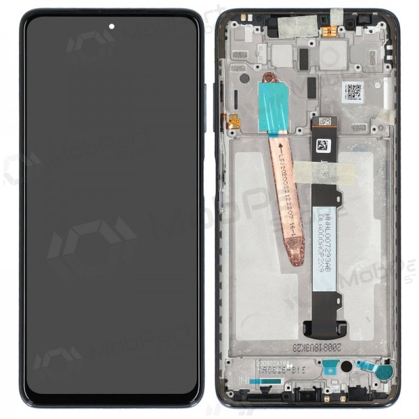 Xiaomi Poco X3 Pro / X3 / X3 NFC displej (černá) (s rámem) (originál)