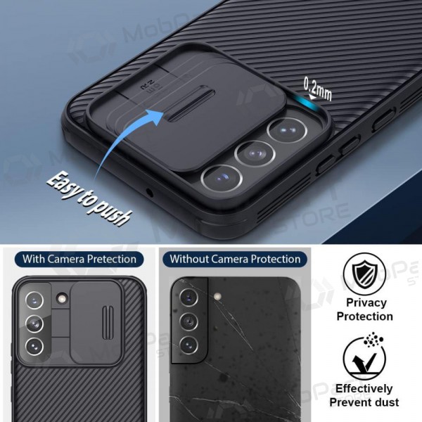 Obal na Samsung Galaxy S24 „Nillkin CamShield Pro“ (černý)