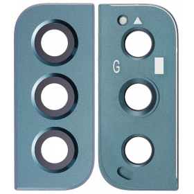 Samsung Galaxy S22 sklo kamery (zelená) (s rámem)