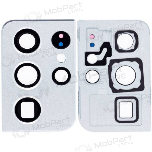 Samsung Galaxy S21 Ultra 5G sklo kamery (stříbrný) (s rámem)