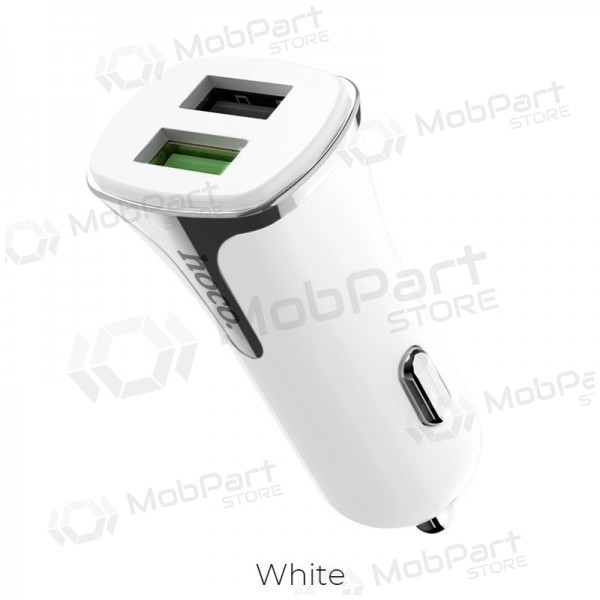 Nabíječka automobilinis Hoco Z31 Quick Charge 3.0 (3.4A) x 2 USB (bílý)