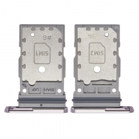 Samsung S918 Galaxy S23 Ultra Dual SIM držák karty (levandos)