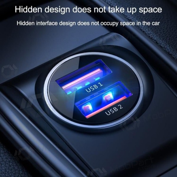 Nabíječka automobilinis Joyroom C-A09 2xUSB (SCP, PD, AFC) 3.0 30W (černá)