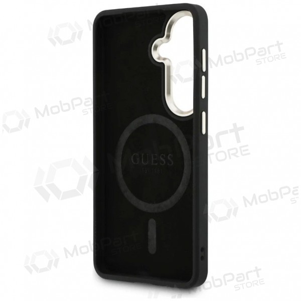 Obal na Samsung Galaxy S26 - Guess PU Leather 4G Gold Frame Magnetic (hnědý)