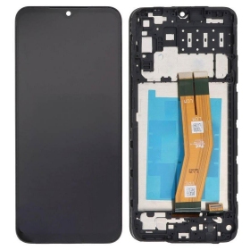 Displej Samsung Galaxy A14 (s rámečkem) (Yellow flex) (Premium)