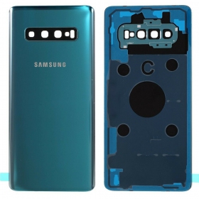 Samsung G975 Galaxy S10 Plus zadní kryt baterie zelená (Prism Green) (použitý grade C, originál)