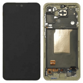 Samsung Galaxy A55 displej (Awesome Lemon) (s rámem) (refurbished)