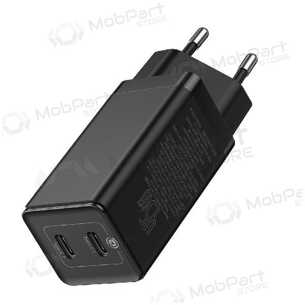 Nabíječka Baseus GaN 45w (20V/3A) + Type-C kabel (MacBook) (černá)