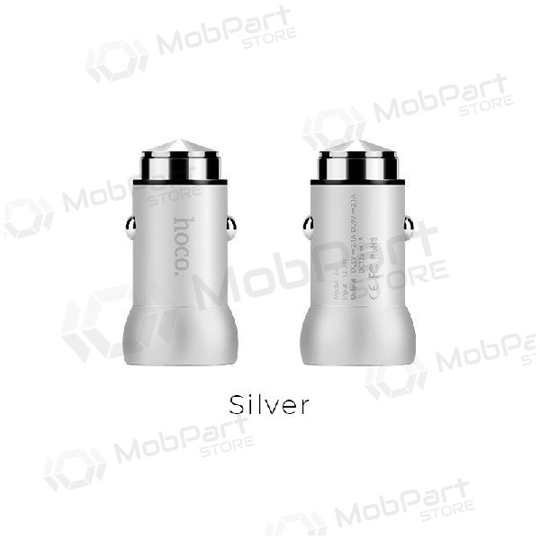 Nabíječka do auta HOCO Z4 QuickCharge (5V 2.1A) (stříbrný)