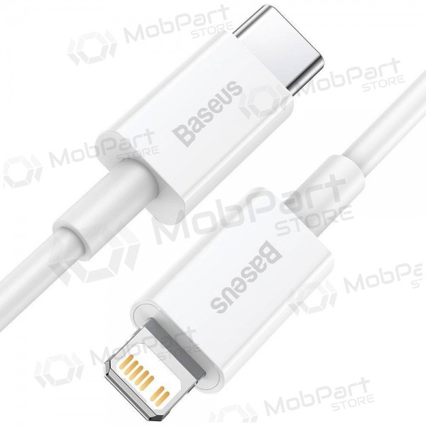 Kabel Baseus Superior Type-C - Lightning PD 20W 0.25m (bílý) CATLYS-02