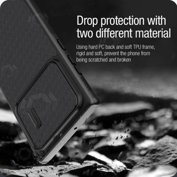 Xiaomi Redmi Note 12 5G / Poco X5 pouzdro „Nillkin Textured Case“ (černá)