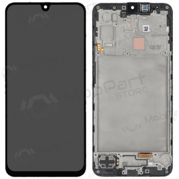 Samsung Galaxy A17 4G displej (černý) (s rámečkem) (originální)