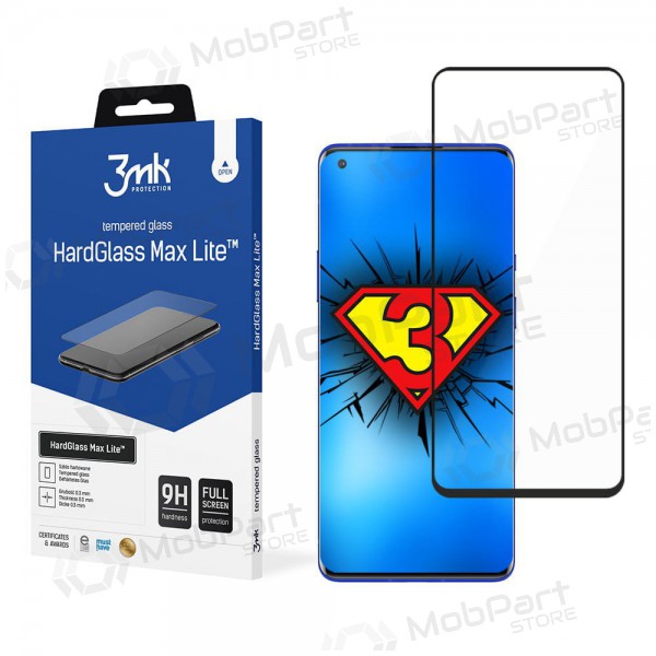 LCD apsauginis stikliukas 3mk Hard Glass Max Lite Samsung S928 S24 Ultra černá