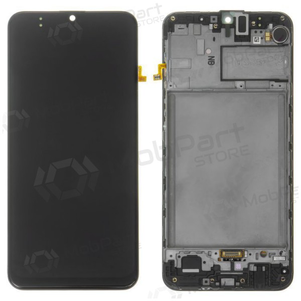 Samsung Galaxy M30s, M21 2020 displej (černá) (s rámem) (originál)
