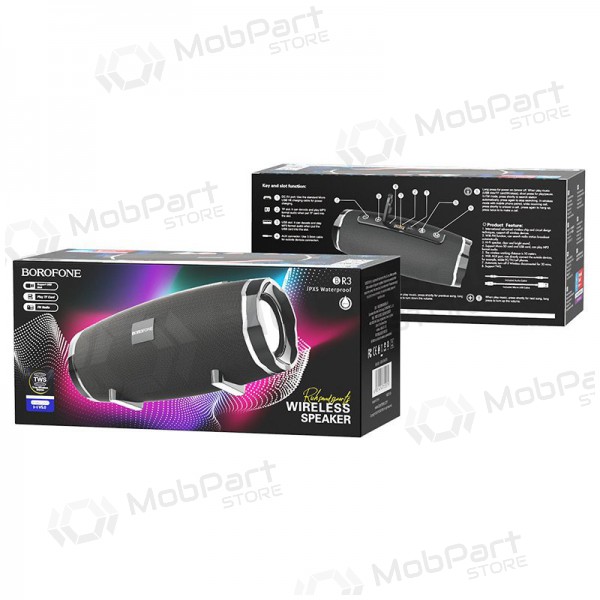Bluetooth přenosný reproduktor Borofone BR3 (černá)