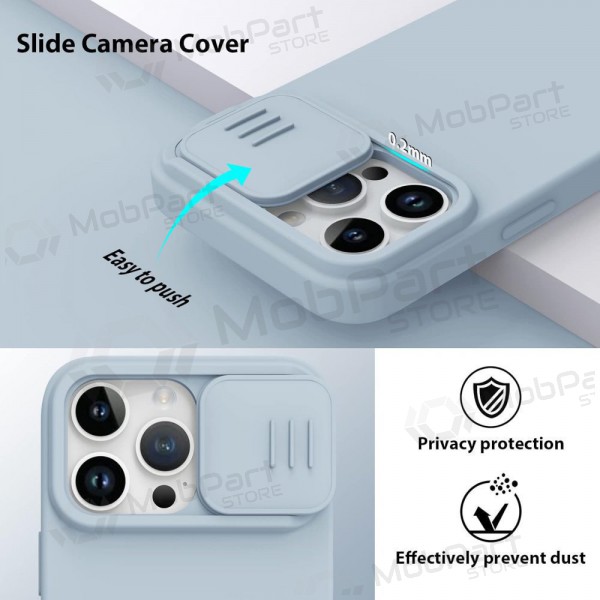 Apple iPhone 14 Pro pouzdro „Nillkin Silicone“ (šedá)