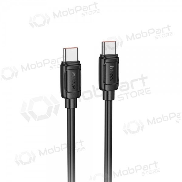 USB-C kabel Hoco X115 USB-C na USB-C 1 m 240 W černý
