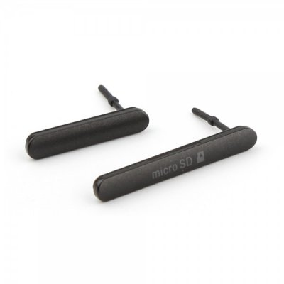 Sony Xperia M4 Aqua E2303 / Xperia M4 Aqua E2306 / Xperia M4 Aqua E2353 microSD a SIM side covers (černá)