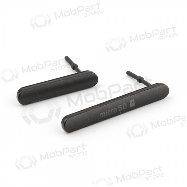 Sony Xperia M4 Aqua E2303 / Xperia M4 Aqua E2306 / Xperia M4 Aqua E2353 microSD a SIM side covers (černá)