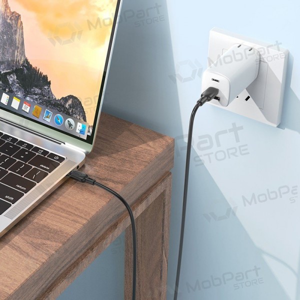 USB kabel Borofone BX113 60W USB-C to USB-C 2.0m černá