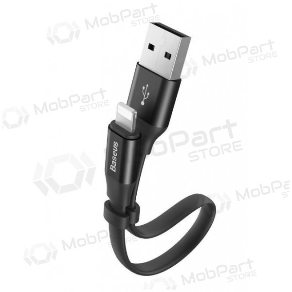 USB kabel Baseus lightning 0.23m (2A) (černá)