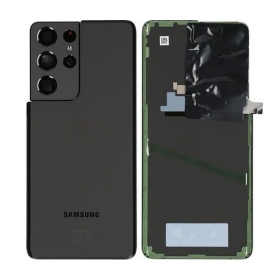 Samsung G998 Galaxy S21 Ultra 5G zadní kryt baterie (Phantom Black) (použitý grade A, originál)