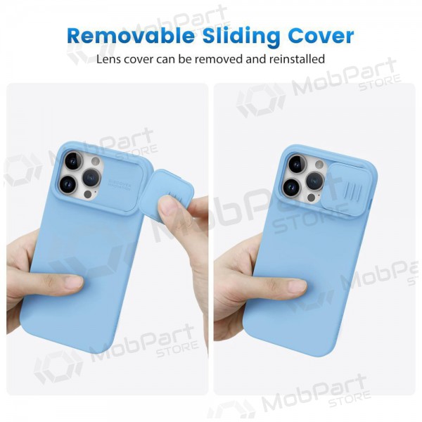 Obal Apple iPhone 14 „Nillkin Silicone“ (světle modrý)